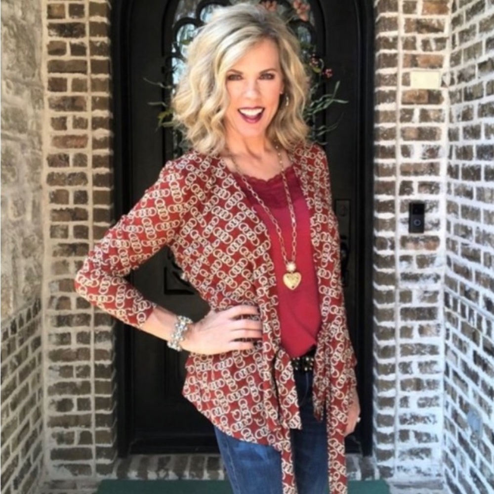 Cabi Ringleader Wrap Top - Picture 3 of 9